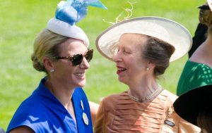 As well as becoming an inadvertent style icon, Princess Anne (pictured here with her daughter Zara Phillips at Ascot in 2017) is known for her appreciation of animals - from dolphins to pangolins Credit: UK Press via Getty Images 